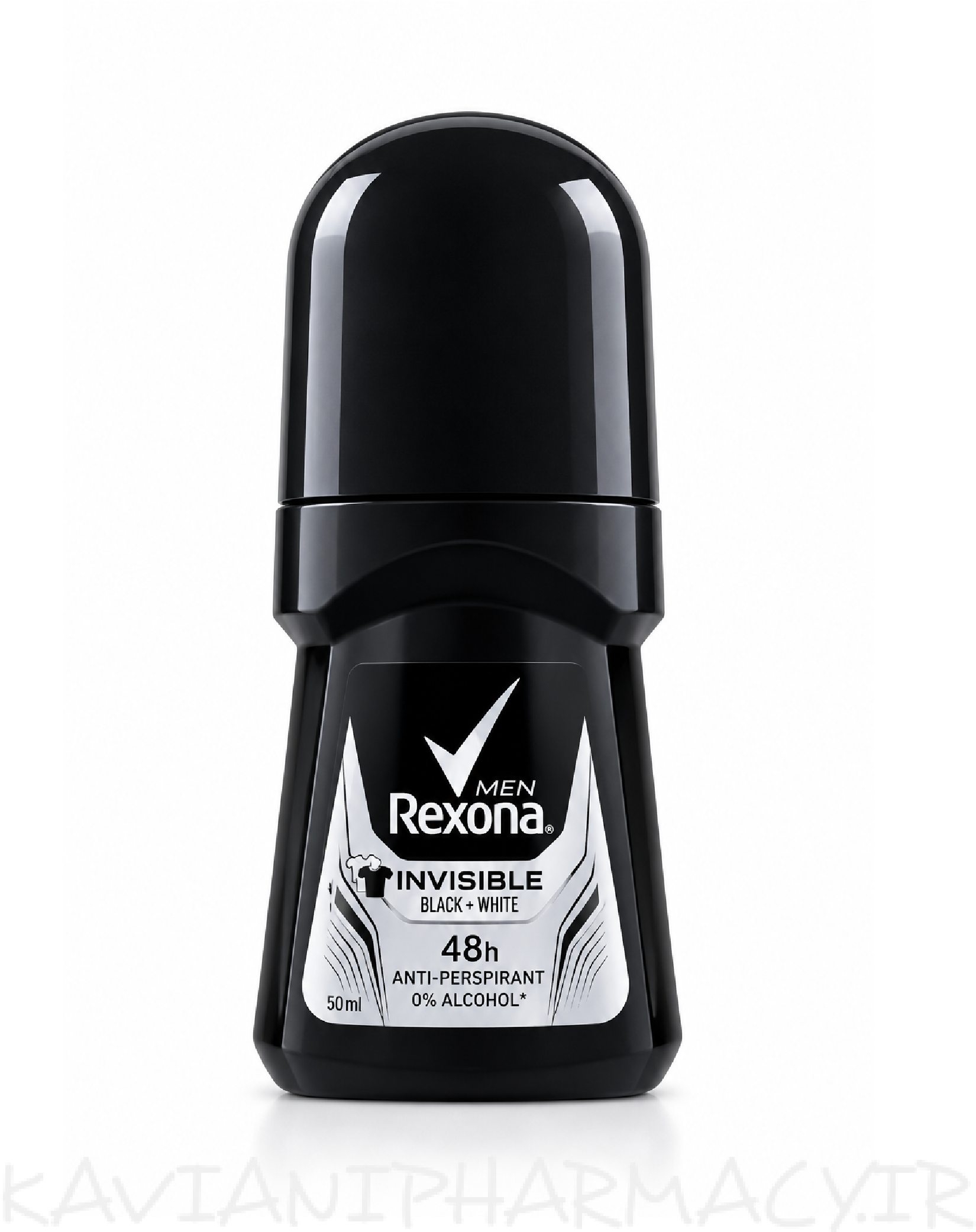 رول ضد تعریق مردانه Rexona رکسونا مدل Invisible حجم 50 میلی لیتر