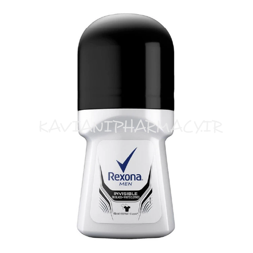 رول ضد تعریق مردانه Rexona رکسونا مدل Invisible حجم 50 میلی لیتر