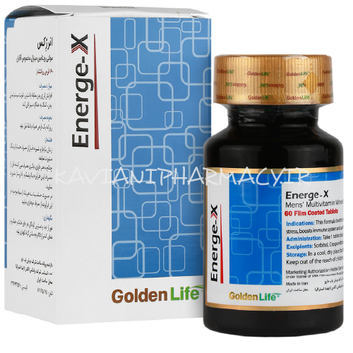 قرص انرژکس گلدن لایف 60 عددی