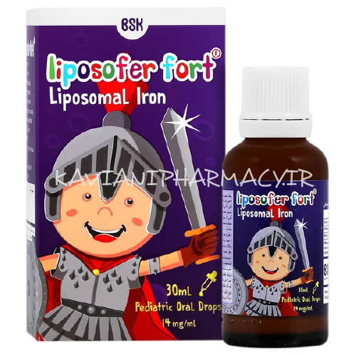 قطره آهن لیپوزوفر فورت بی اس کی 30 میلی لیتر