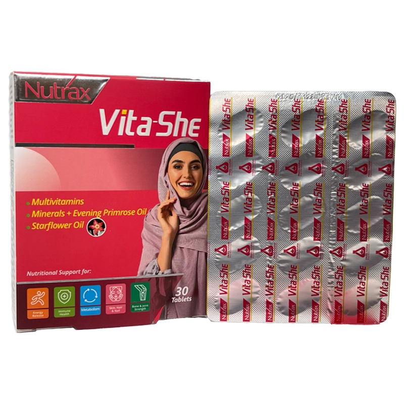 قرص مولتی ویتامین بانوان وایتا شی نوتراکس 30 عددی