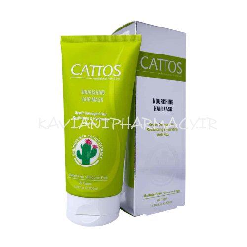 ماسک مو مغذی داخل حمام کاتوس ترمیم کننده انواع مو بدون سولفات