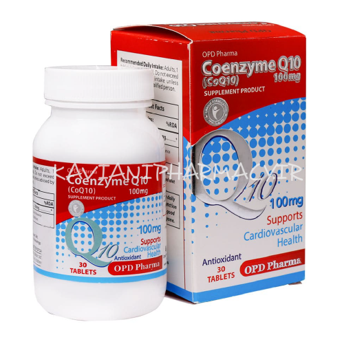 قرص کوآنزیم کیوتن 100 میلی گرم او پی دی فارما 30 عدد