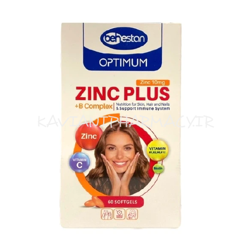 کپسول زینک پلاس 10 بهستان 60 عددی