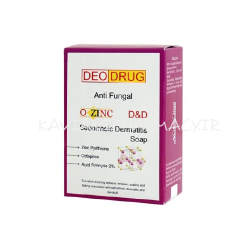 صابون ضد قارچ اکتوزینک زینک دئودراگ 90 گرمی