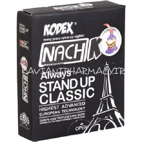 کاندوم استند آپ کلاسیک ناچ کدکس 3 عددی