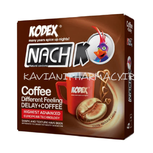 کاندوم تاخیری مدل قهوه کدکس3 عددی