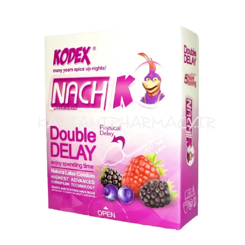 کاندوم کدکس تاخیری مدل دابل دیلی بسته 3 عددی