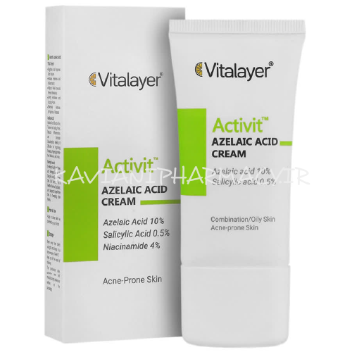 کرم آزلائیک اسید 10درصد اکتی ویت ویتالیر حجم 30 میل