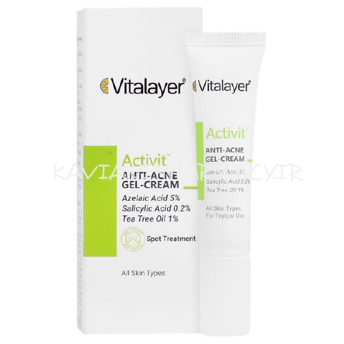 کرم ژل ضد جوش اکتی ویت ویتالیر با حجم 15 میل