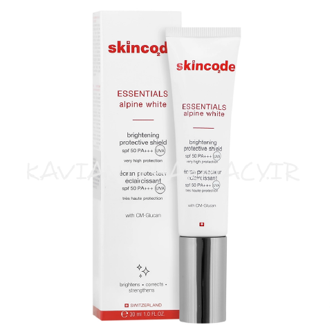 ضد آفتاب آلپاین وایت SPF50 اسکین کد
