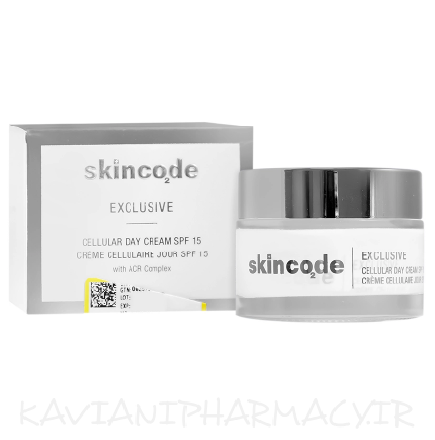 کرم روز سلول ساز SPF 15 اسکین کد