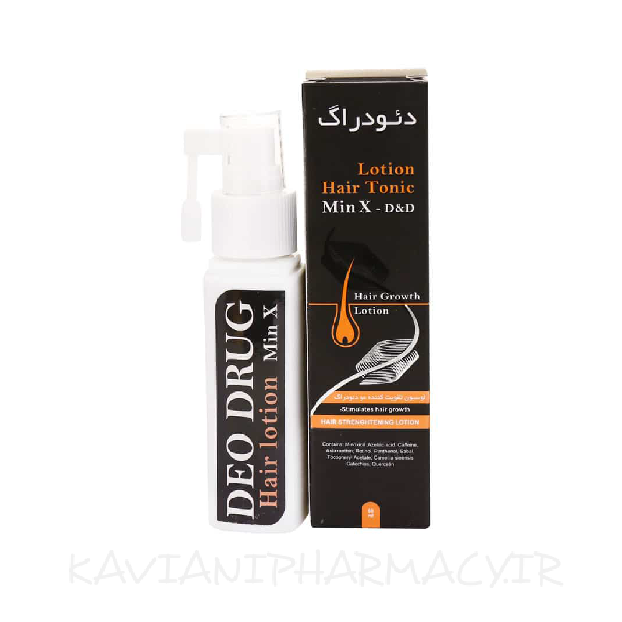 لوسیون تقویت کننده مو دئودراگ 60 میل