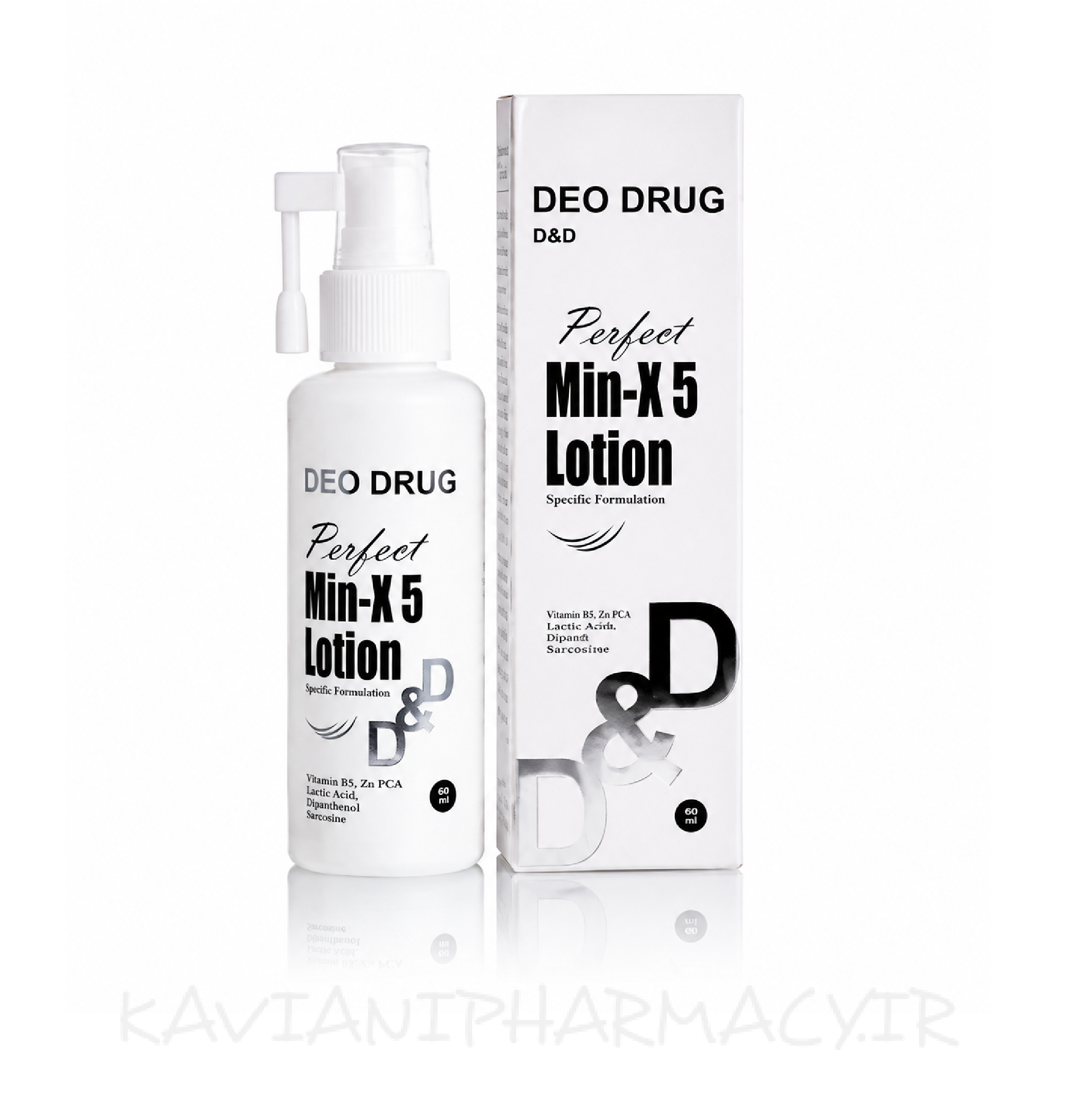 لوسیون تقویت کننده مو دئودراگ مدل Min – X5 حجم 100 میل